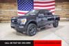 2022 Ford F-150 SPORT 4x4 FX4 Eco Boost LEVELED 20s Black 1 Owner