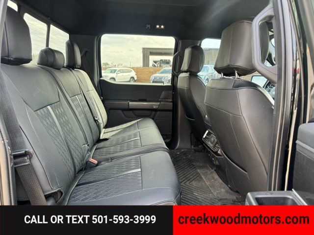 2022 Ford F-150 XLT 4x4 FX4 Eco Boost LEVELED 20s Black 1 Owner