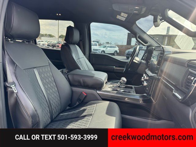 2022 Ford F-150 XLT 4x4 FX4 Eco Boost LEVELED 20s Black 1 Owner