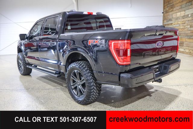 2022 Ford F-150 SPORT 4x4 FX4 Eco Boost LEVELED 20s Black 1 Owner 2022 Ford F-150 SPORT 4x4 FX4 Eco Boost LEVELED 20s Black 1 Owner