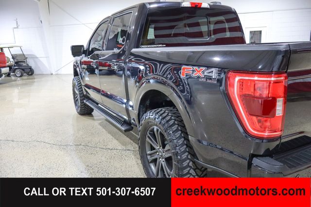 2022 Ford F-150 SPORT 4x4 FX4 Eco Boost LEVELED 20s Black 1 Owner