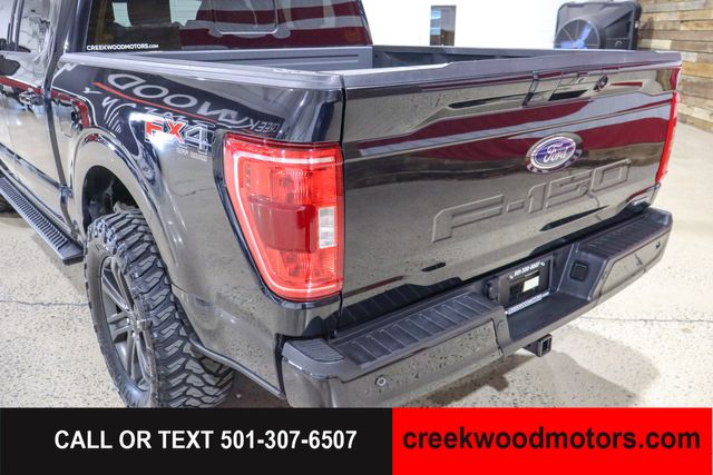 2022 Ford F-150 SPORT 4x4 FX4 Eco Boost LEVELED 20s Black 1 Owner