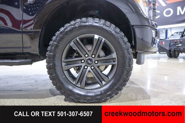 2022 Ford F-150 SPORT 4x4 FX4 Eco Boost LEVELED 20s Black 1 Owner