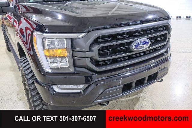 2022 Ford F-150 SPORT 4x4 FX4 Eco Boost LEVELED 20s Black 1 Owner