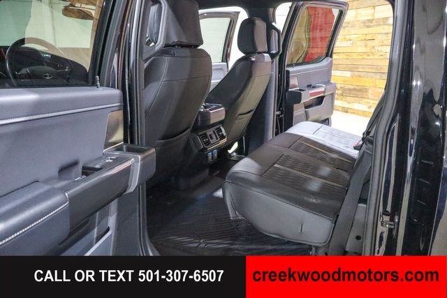 2022 Ford F-150 SPORT 4x4 FX4 Eco Boost LEVELED 20s Black 1 Owner