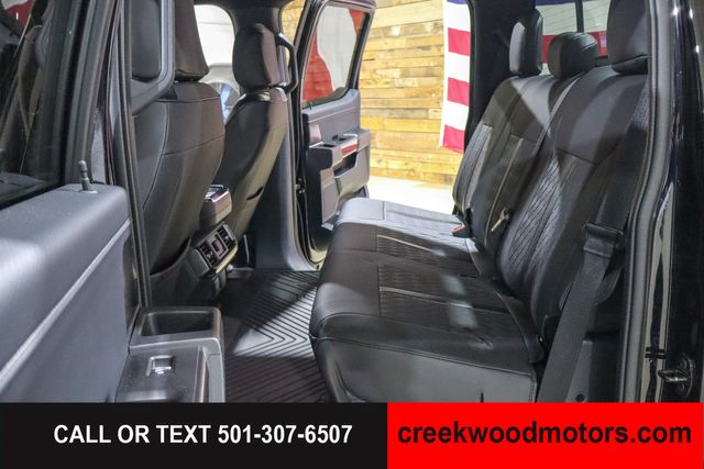 2022 Ford F-150 SPORT 4x4 FX4 Eco Boost LEVELED 20s Black 1 Owner