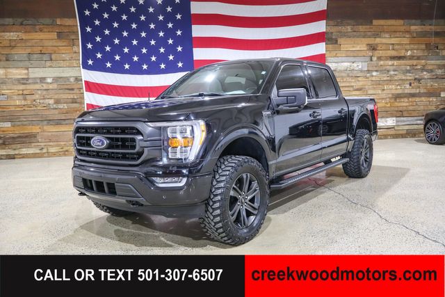 2022 Ford F-150 SPORT 4x4 FX4 Eco Boost LEVELED 20s Black 1 Owner 2022 Ford F-150 SPORT 4x4 FX4 Eco Boost LEVELED 20s Black 1 Owner