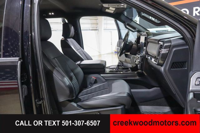 2022 Ford F-150 SPORT 4x4 FX4 Eco Boost LEVELED 20s Black 1 Owner