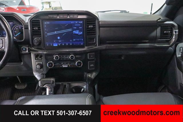 2022 Ford F-150 SPORT 4x4 FX4 Eco Boost LEVELED 20s Black 1 Owner