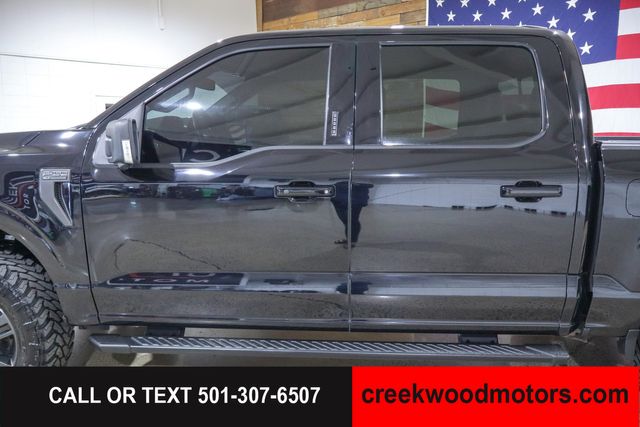 2022 Ford F-150 SPORT 4x4 FX4 Eco Boost LEVELED 20s Black 1 Owner