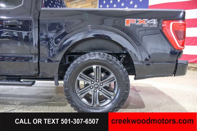 2022 Ford F-150 SPORT 4x4 FX4 Eco Boost LEVELED 20s Black 1 Owner 2022 Ford F-150 SPORT 4x4 FX4 Eco Boost LEVELED 20s Black 1 Owner