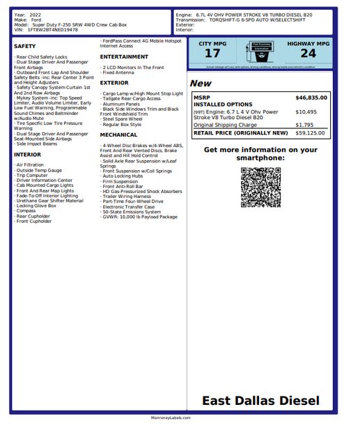 2022 Ford F-250 LARIAT | Dallas, TX | East Dallas Diesel