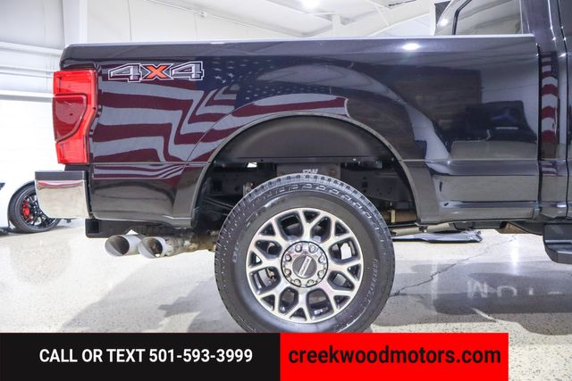 2022 Ford F-250 Super Duty Lariat 4x4 Power Stroke Diesel Chrome 20s Black