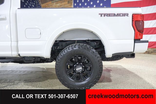 2022 Ford F-250 Super Duty Tremor Lariat 4x4 Powerstroke Diesel LEVELED White