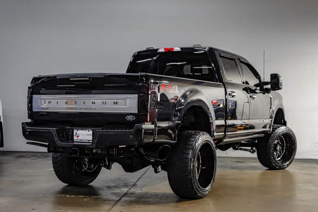 2022 Ford F-350 Super Duty Platinum FX4 BDS Lift 24" Hostile 37" R/T 1 OWNER | Dallas, TX | East Dallas Diesel