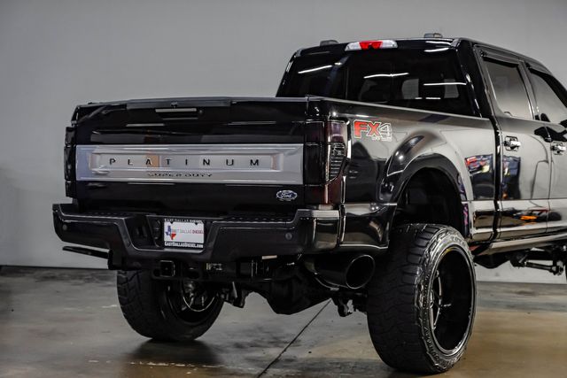 2022 Ford F-350 Super Duty Platinum FX4 BDS Lift 24" Hostile 37" R/T 1 OWNER | Dallas, TX | East Dallas Diesel