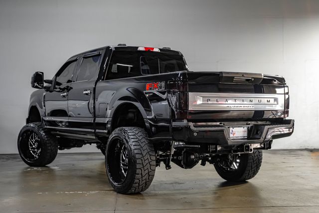 2022 Ford F-350 Super Duty Platinum FX4 BDS Lift 24" Hostile 37" R/T 1 OWNER | Dallas, TX | East Dallas Diesel