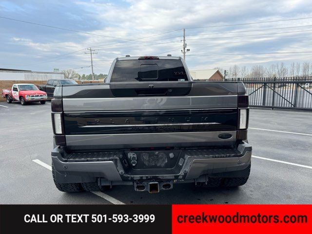 2022 Ford F-350 Super Duty LIFTED Platinum 4x4 Dually Power Stroke Diesel 24s