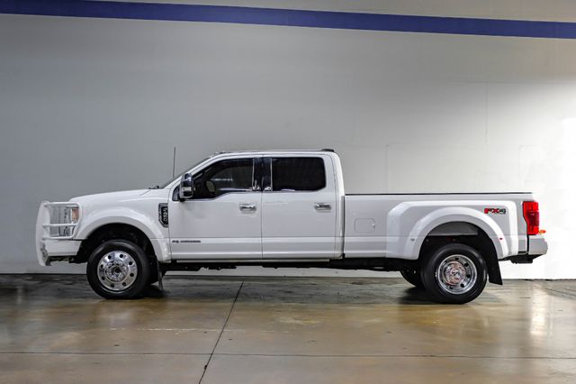 2022 Ford F-450 Super Duty Platinum FX4 Star White MARSALA LEATHER Ranch Hand | Dallas, TX | East Dallas Diesel