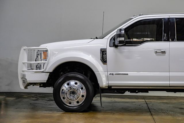 2022 Ford F-450 Super Duty Platinum FX4 Star White MARSALA LEATHER Ranch Hand | Dallas, TX | East Dallas Diesel