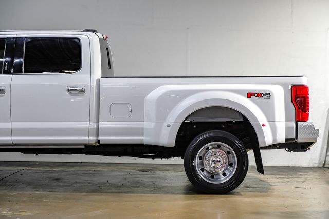 2022 Ford F-450 Super Duty Platinum FX4 Star White MARSALA LEATHER Ranch Hand | Dallas, TX | East Dallas Diesel
