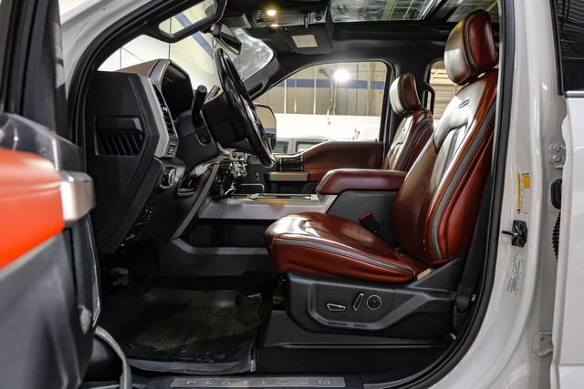 2022 Ford F-450 Super Duty Platinum FX4 Star White MARSALA LEATHER Ranch Hand | Dallas, TX | East Dallas Diesel