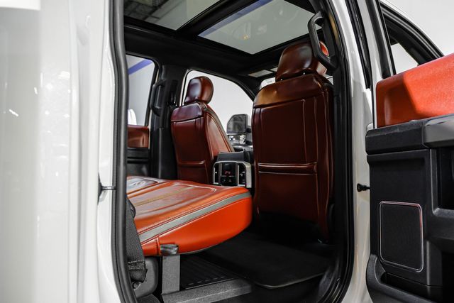 2022 Ford F-450 Super Duty Platinum FX4 Star White MARSALA LEATHER Ranch Hand | Dallas, TX | East Dallas Diesel