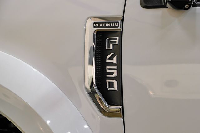 2022 Ford F-450 Super Duty Platinum FX4 Star White MARSALA LEATHER Ranch Hand | Dallas, TX | East Dallas Diesel