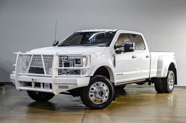 2022 Ford F-450 Super Duty Platinum FX4 Star White MARSALA LEATHER Ranch Hand | Dallas, TX | East Dallas Diesel
