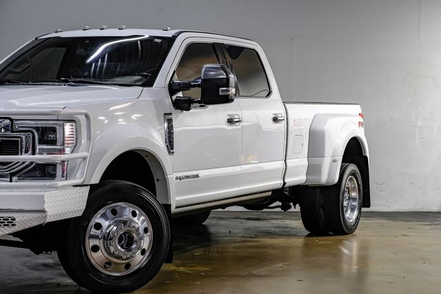 2022 Ford F-450 Super Duty Platinum FX4 Star White MARSALA LEATHER Ranch Hand | Dallas, TX | East Dallas Diesel