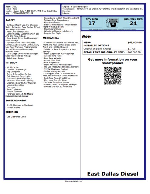 2022 Ford F-450 Super Duty Lariat Ultimate FX4 LED LIGHTS Heated Cooled Seats | Dallas, TX | East Dallas Diesel 2022 Ford F-450 Super Duty Lariat Ultimate FX4 LED LIGHTS Heated Cooled Seats | Dallas, TX | East Dallas Diesel