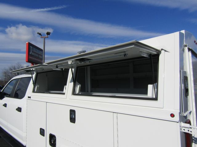 2022 Ford F350 Crew Cab 4x4 with New 8' Knapheide Enclosed Utility Bed