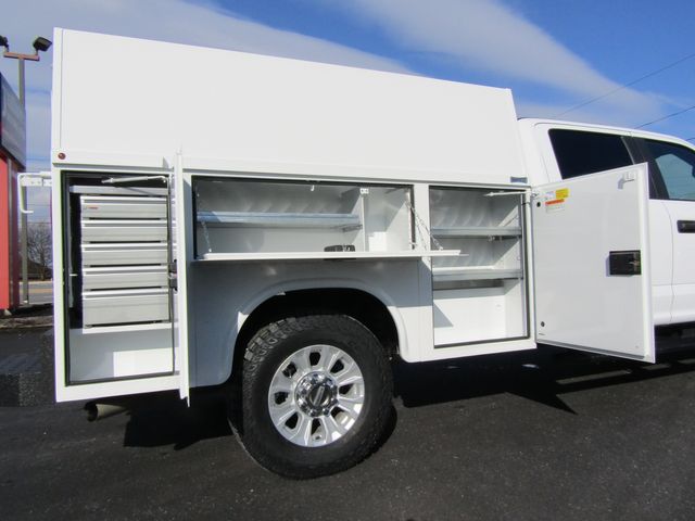 2022 Ford F350 Crew Cab 4x4 with New 8' Knapheide Enclosed Utility Bed