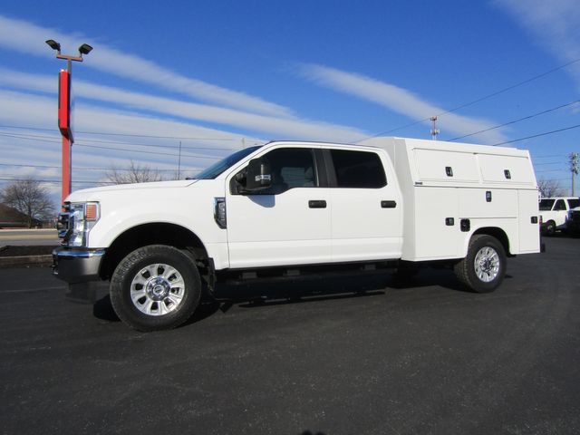 2022 Ford F350 Crew Cab 4x4 with New 8' Knapheide Enclosed Utility Bed
