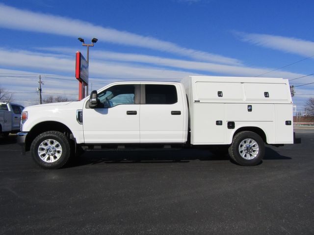 2022 Ford F350 Crew Cab 4x4 with New 8' Knapheide Enclosed Utility Bed