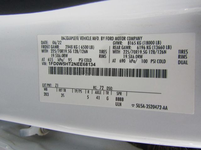 2022 Ford F550 Crew Cab 4x4 Diesel with New 11' Reading Utility Bed