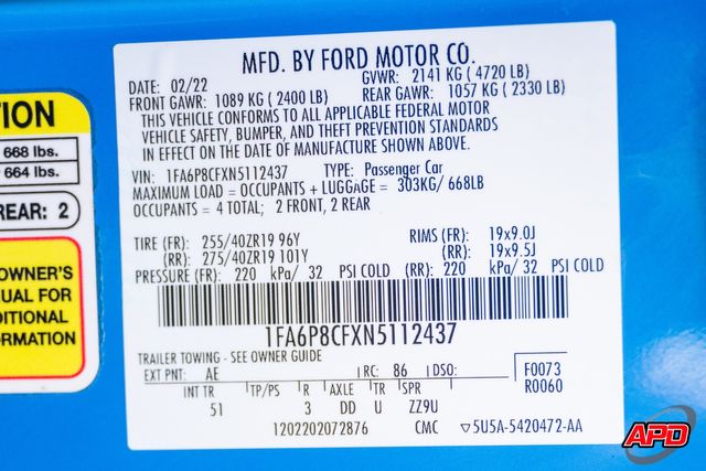 2022 Ford Mustang GT Premium Roush Supercharged