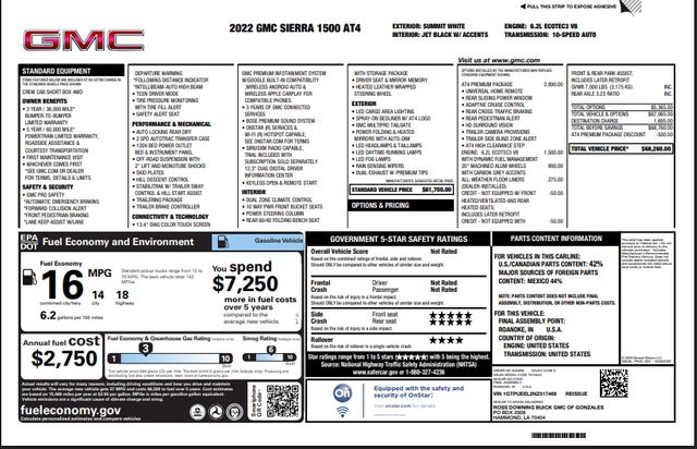 2022 GMC Sierra 1500 AT4 Premium Pkg. 6.2L V8 20" Wheel BakFlip Tonneau | Dallas, TX | East Dallas Diesel 2022 GMC Sierra 1500 AT4 Premium Pkg. 6.2L V8 20" Wheel BakFlip Tonneau | Dallas, TX | East Dallas Diesel