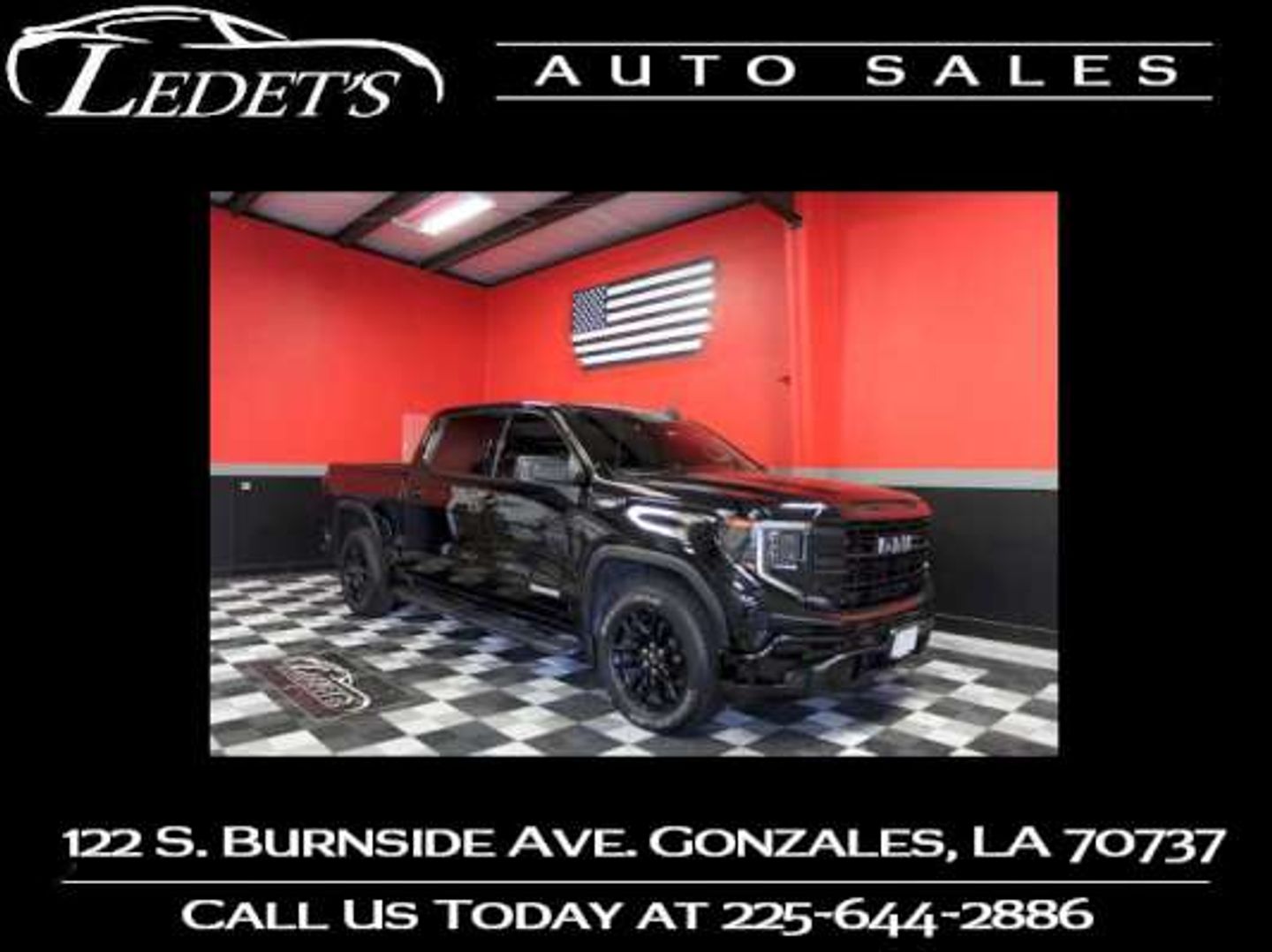 2022 GMC Sierra 1500 Elevation BLACK at Ledet's Auto Sales