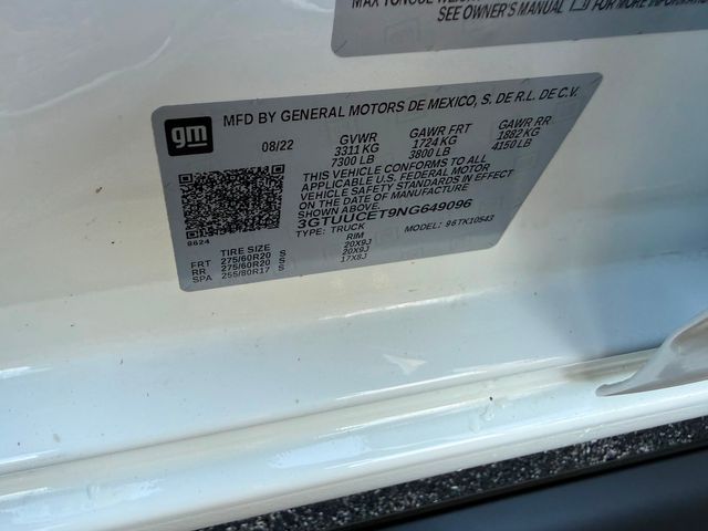 2022 GMC Sierra 1500 DIESEL DURAMAX CREWCAB 4X4 LEATHER MOONROOF ELEV | Plant City, FL | psv5 DEMO - Bayshore Automotive