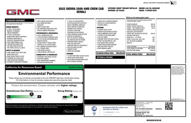 2022 GMC Sierra 2500HD Denali 2022 GMC Sierra 2500HD Denali