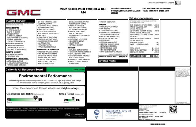 2022 GMC Sierra 2500HD AT4 2022 GMC Sierra 2500HD AT4