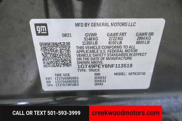 2022 GMC Sierra 2500HD AT4 4x4 Duramax Diesel Allison Financing 20s Green