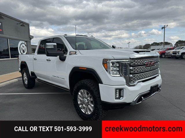 2022 GMC Sierra 2500HD Denali 4x4 Duramax Diesel 1Owner New Tires LEVELED