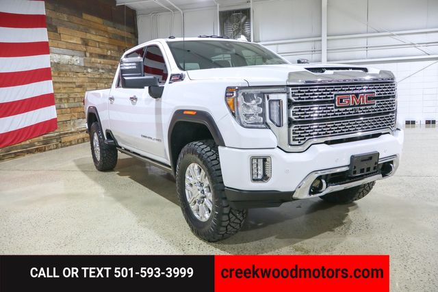 2022 GMC Sierra 2500HD Denali 4x4 Duramax Diesel 1Owner New Tires LEVELED