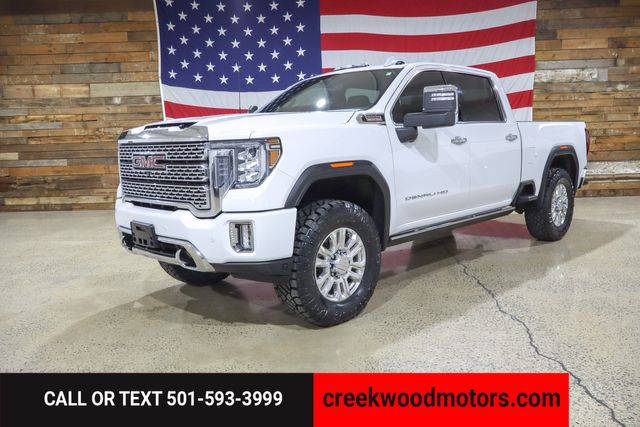 2022 GMC Sierra 2500HD Denali 4x4 Duramax Diesel 1Owner New Tires LEVELED