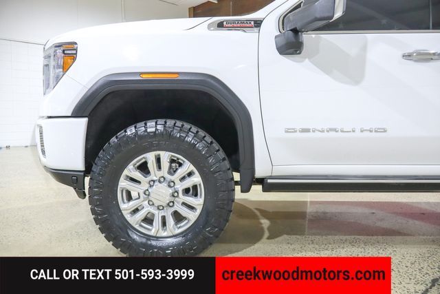 2022 GMC Sierra 2500HD Denali 4x4 Duramax Diesel 1Owner New Tires LEVELED