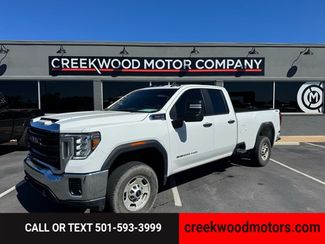 2022 GMC Sierra 2500HD Pro Double Cab 4x4 6.6 GAS 1 Owner White Long Bed