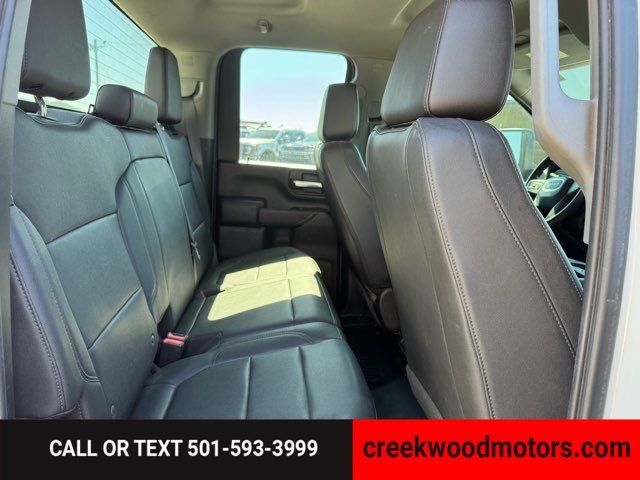 2022 GMC Sierra 2500HD Pro Double Cab 4x4 6.6 GAS 1 Owner White Long Bed