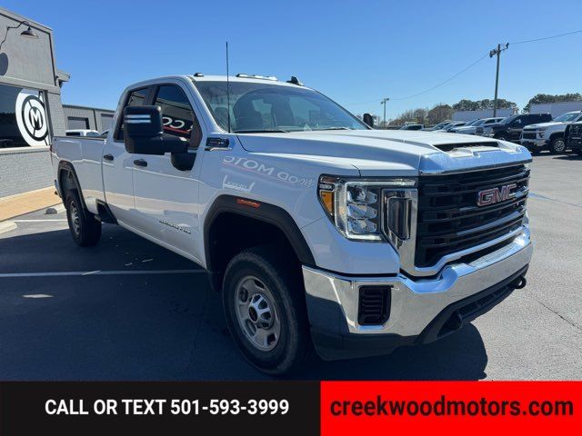 2022 GMC Sierra 2500HD Pro Double Cab 4x4 6.6 GAS 1 Owner White Long Bed 2022 GMC Sierra 2500HD Pro Double Cab 4x4 6.6 GAS 1 Owner White Long Bed